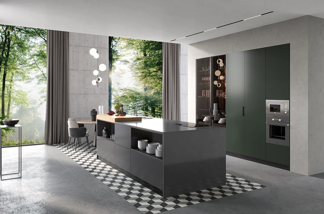 modern-minimalist-matte-forest-green-kitchen-cabinets-with-dark-grey-island.webp