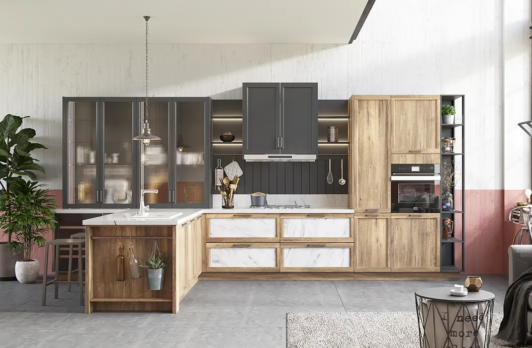 grey-and-light-wood-shaker-kitchen-cabinets-design-with-white-countertop.webp