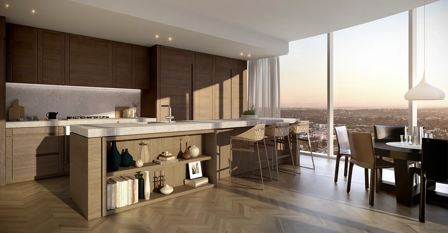 Warm Kitchen Design Ideas for Brown Kitchen Cabinets